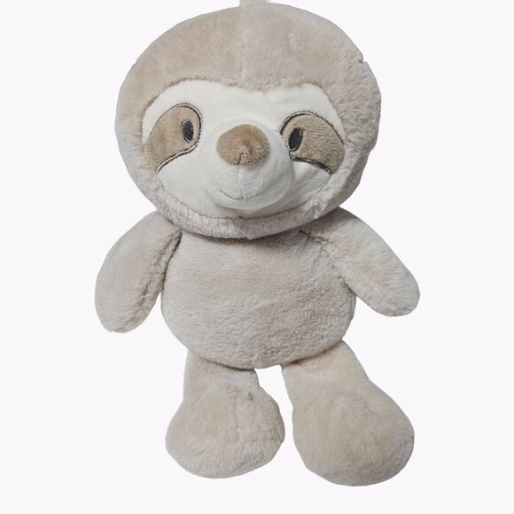 Kellytoy Sloth 12 Inch Beige Plush Stuffed Animal Toy Soft Cuddly Realistic - Picture 1 of 5